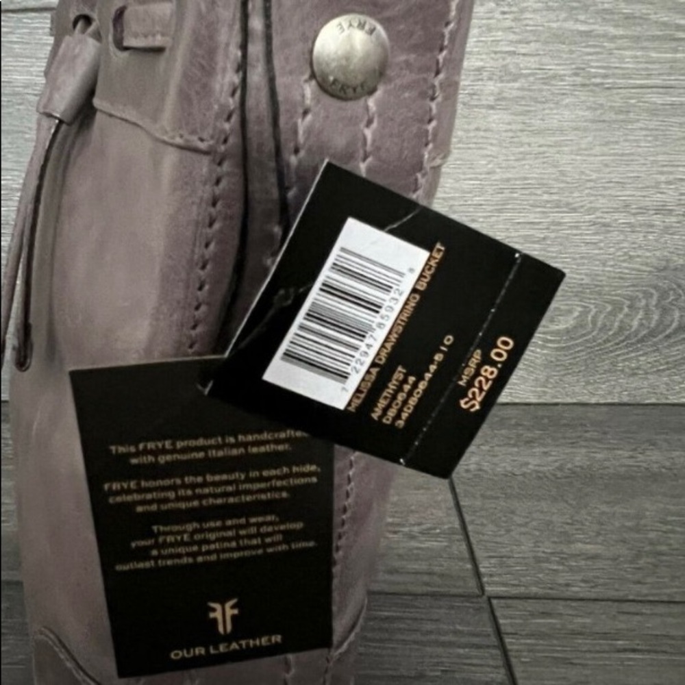 Frye Bucket Drawstring Amethyst - Picture 5 of 8